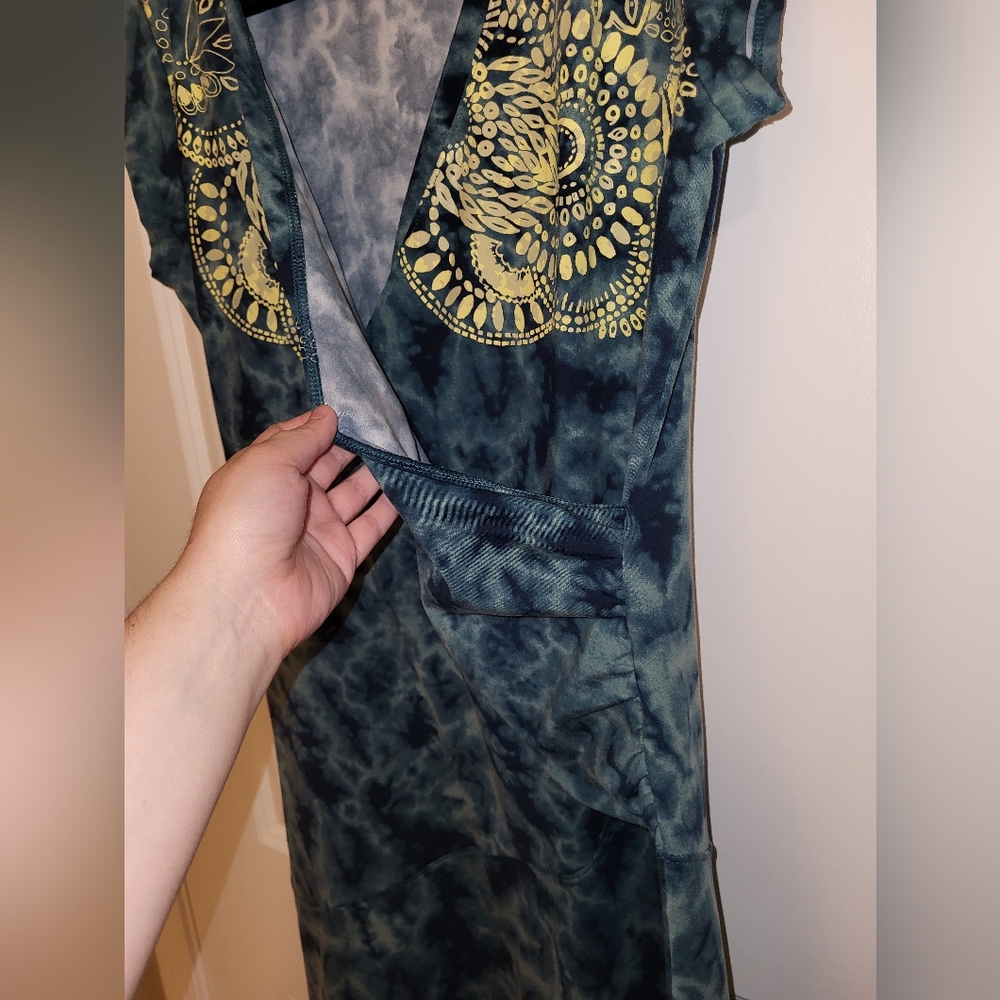 Athleta Tie Dye Summer Dress Size Large - Picture 3 of 7